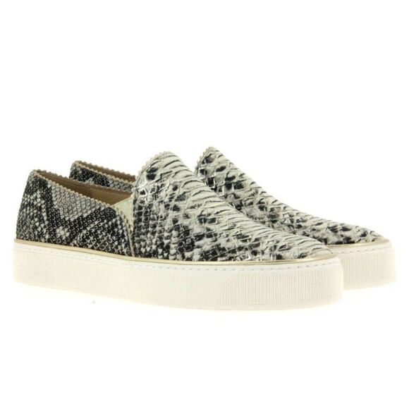 Stuart Weitzman Womens Sneakers Size 7 Platform Snakeskin Slip-On - Picture 1 of 9
